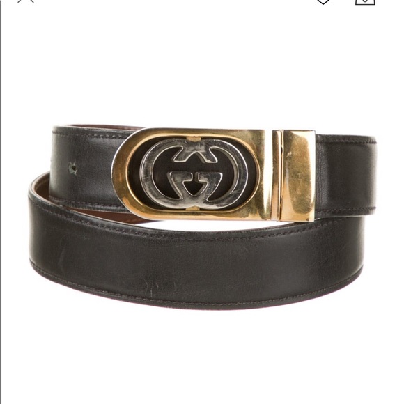 Vintage Gucci Leather G belt - Picture 1 of 1